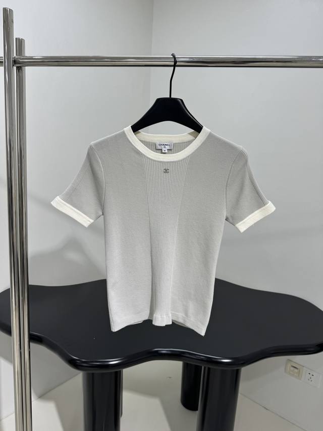 Chanel Spring And Summer New Cotton Knitted Pullover Custom Knitting And Dyeing