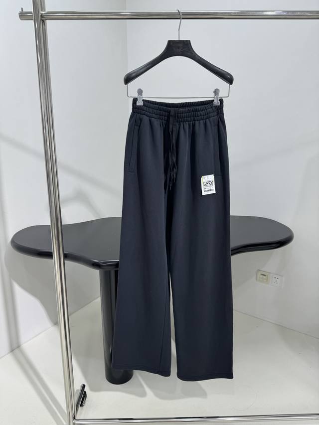 New 520 Limited Edition Casual Sweatpants Retro Plain Fabric Loose Cut Elastic D