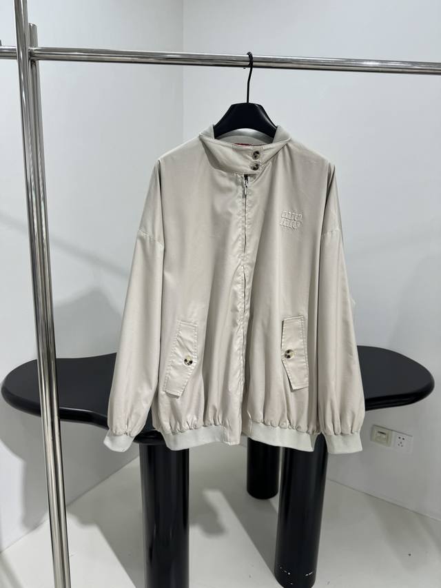 New Panama Cotton Long Waist Jacket Beige Panama Cotton Jacket Embroidered With