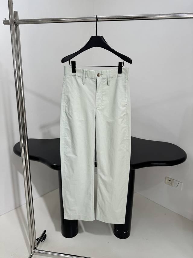 New Casual Straight Pants Washed Straight Version Button Zipper Closure Urban Ca