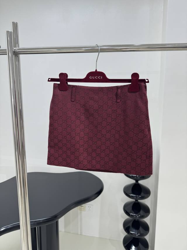 Spring/Summer New Original Canvas Mini Skirt Made From Red Rosso Ancora Original