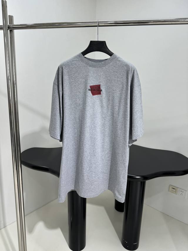 New Arrival 25 Spring/Summer Taped Short-Sleeved T-Shirt Retro Plain Fabric Cust