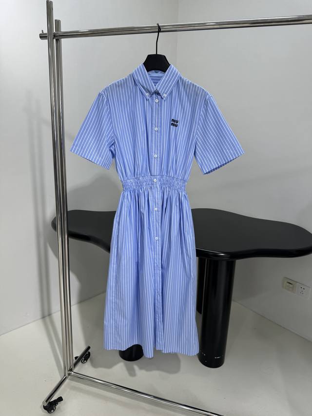 25 New Cotton Striped Dress Classic Cotton Shirting Fabric Embroidered With B