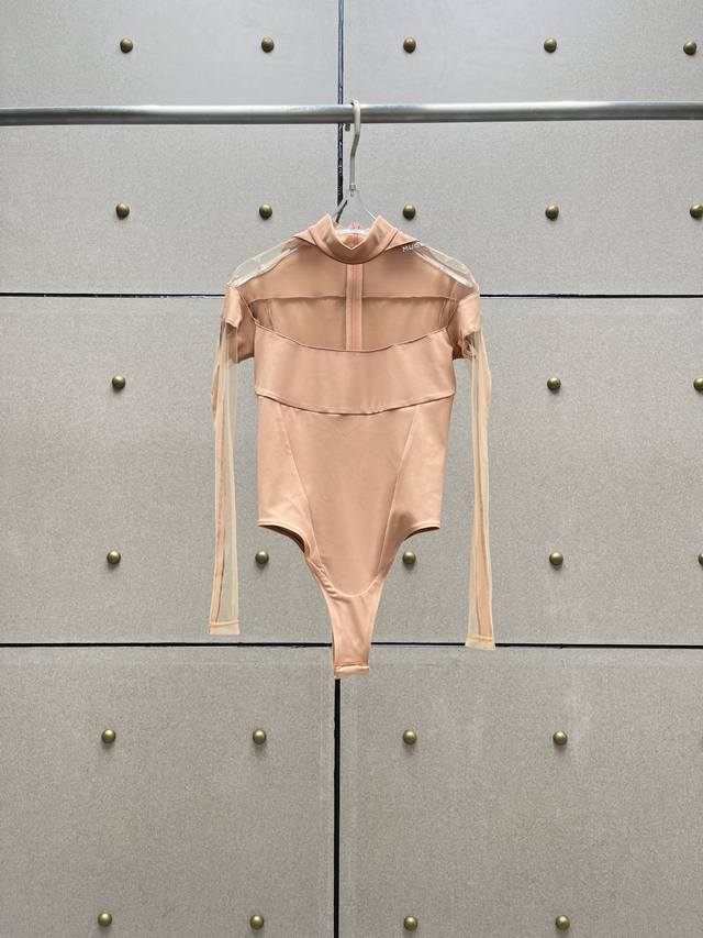 New Mesh Patchwork Jumpsuit Sml