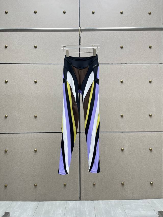 New Five-Color Matching Line Leggings Sml
