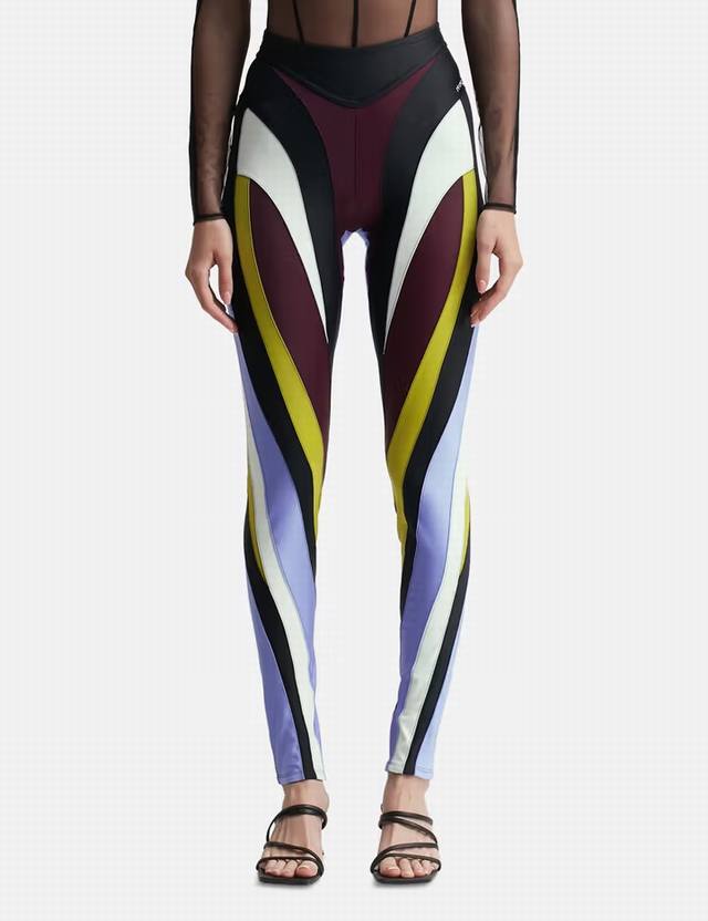 New Five-Color Matching Line Leggings Sml