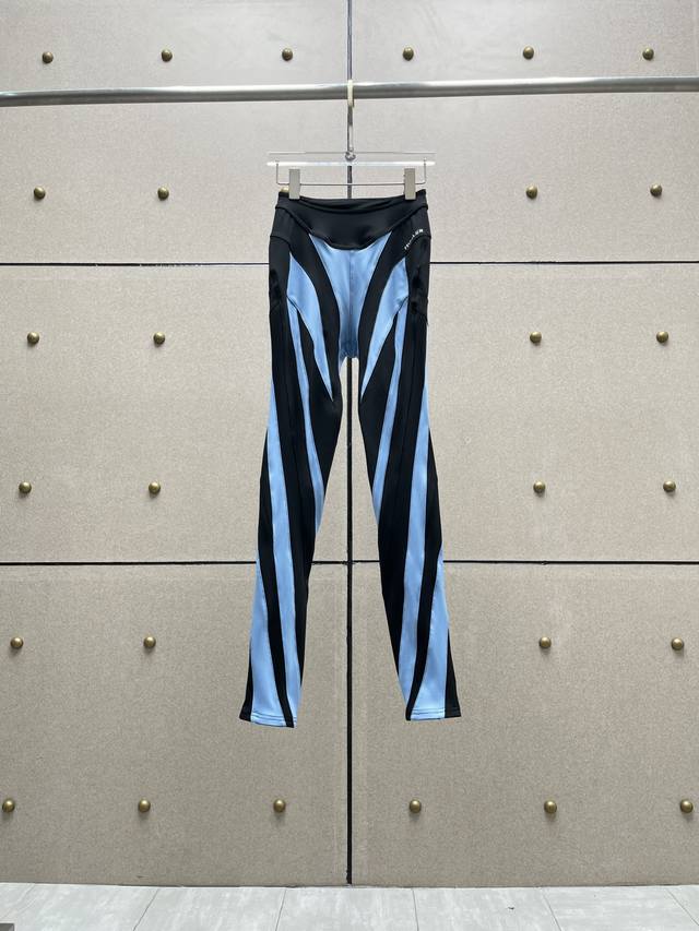New Four-Color Color Matching Line Leggings Sml