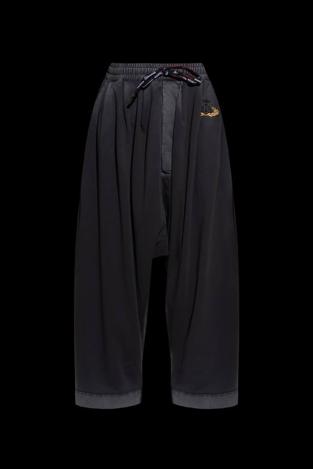 vivienne* Washed Old Embroidered Trousers Cotton Sml
