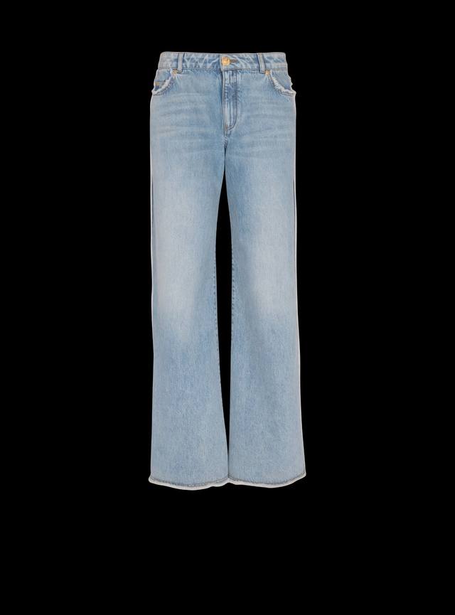 b Handmade Diamond Fringe Jeans Cotton Sml