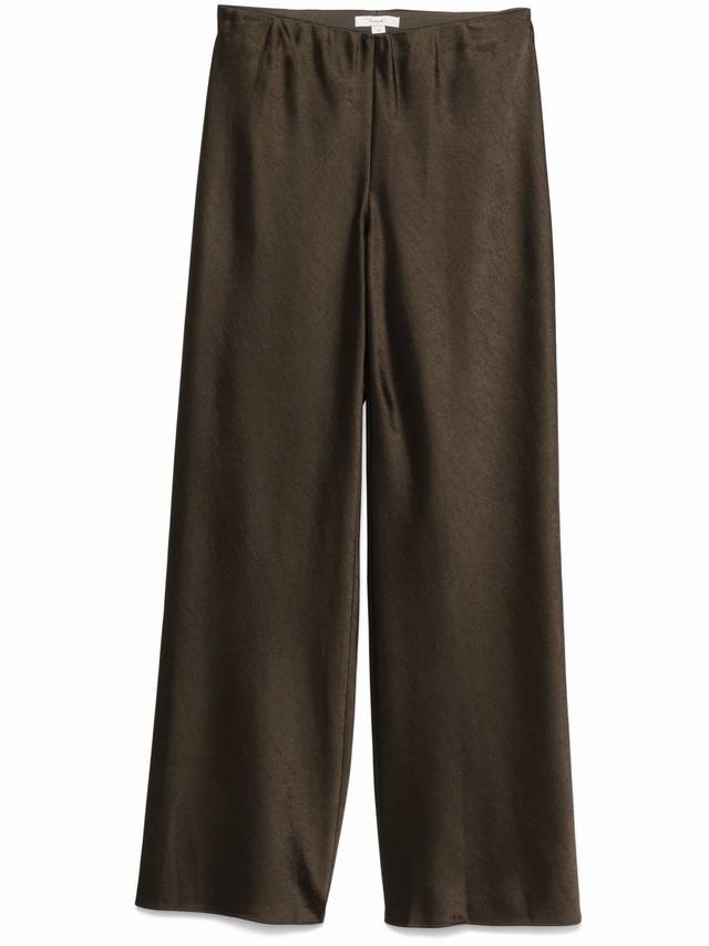vinc Satin Straight Pants Simple And Textured Two-Color Sml