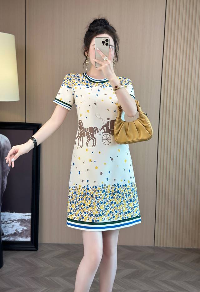 2025 Summer Hot Style Hot Style Recommendation Hermes Same Style Dress, Each