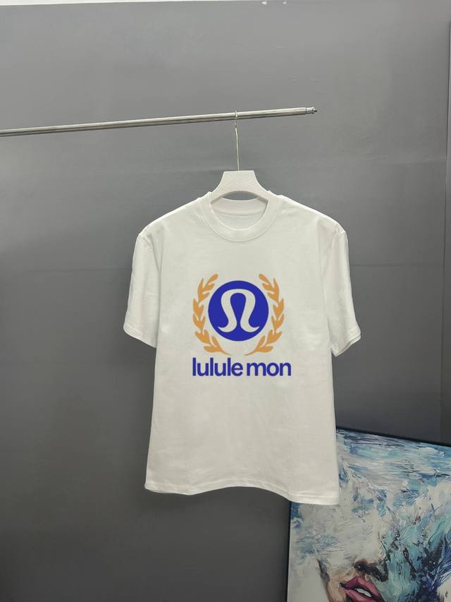 lululemon Lulu 2025 Spring And Summer Classic Print Round Neck Short Sleeve T