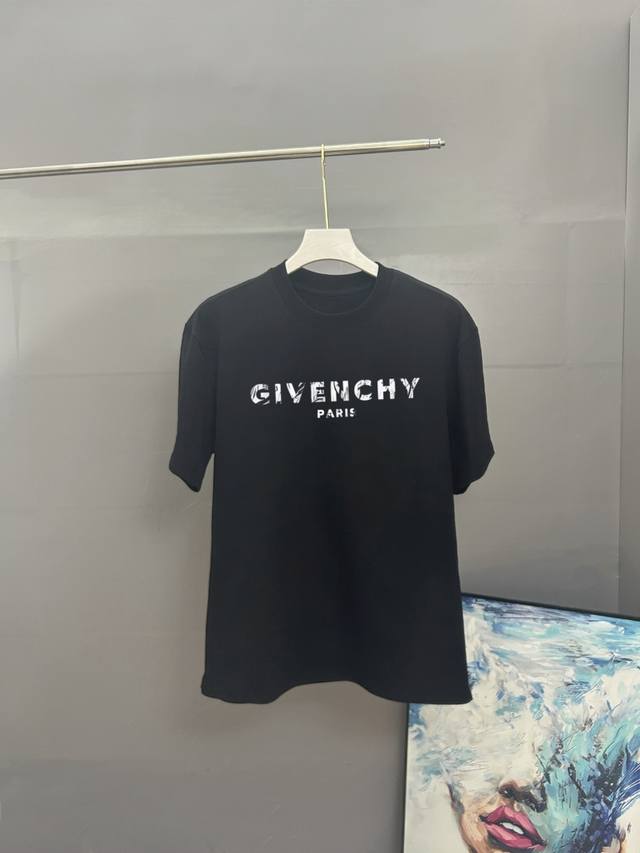 givenchy Givenchy 2025 Spring And Summer Classic Printed Round Neck Short-Sle