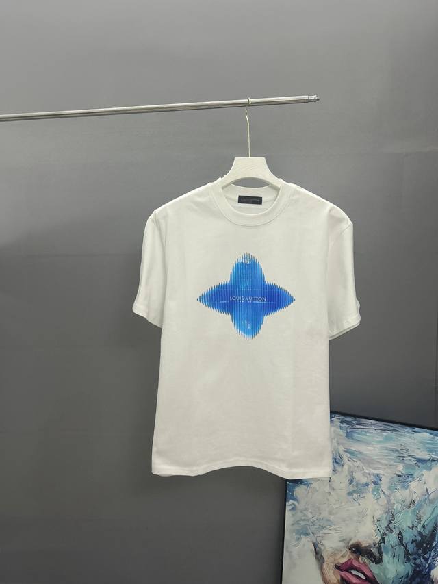 louis Vuitton Louis Vuitton 2025 Spring And Summer Classic Print Round Neck S