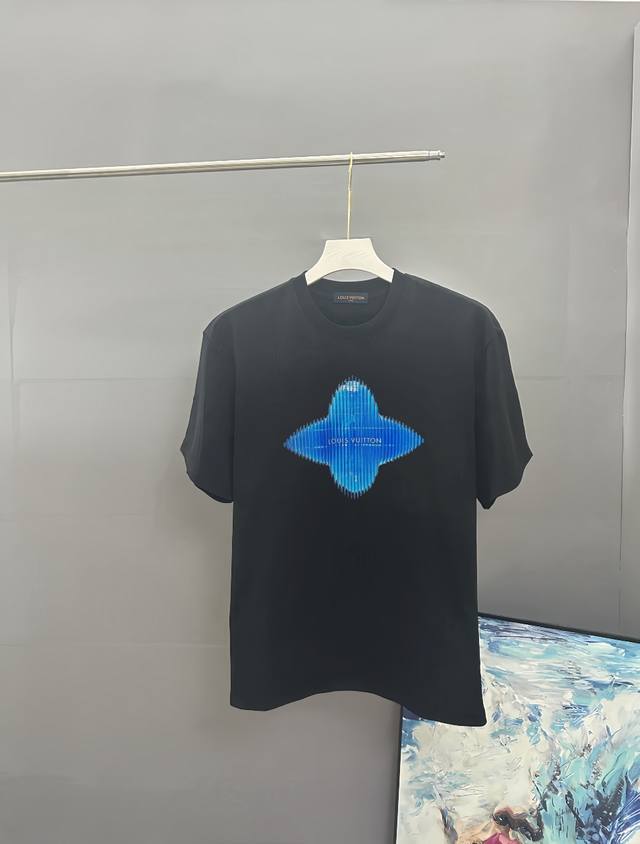 louis Vuitton Louis Vuitton 2025 Spring And Summer Classic Print Round Neck S