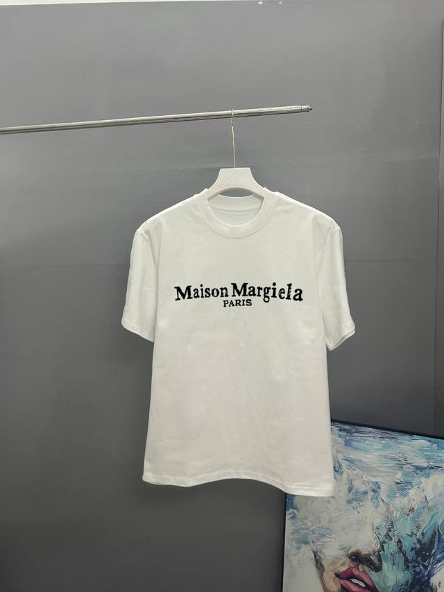 maison Margiela 2025 Spring/Summer Classic Printed Round Neck Short-Sleeved T