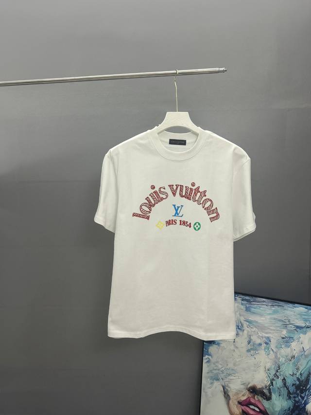 louis Vuitton Louis Vuitton 2025 Spring And Summer Classic Print Round Neck S