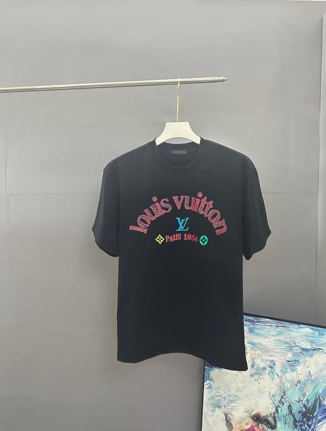 louis Vuitton Louis Vuitton 2025 Spring And Summer Classic Print Round Neck S