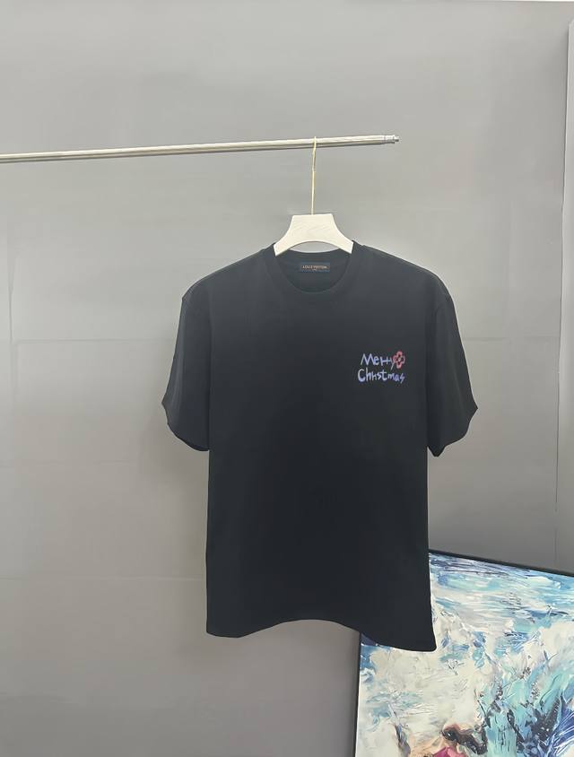 louis Vuitton Louis Vuitton 2025 Spring And Summer Classic Print Round Neck S