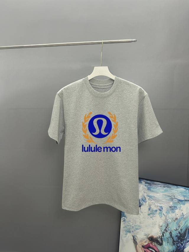 lululemon Lulu 2025 Spring And Summer Classic Print Round Neck Short Sleeve T