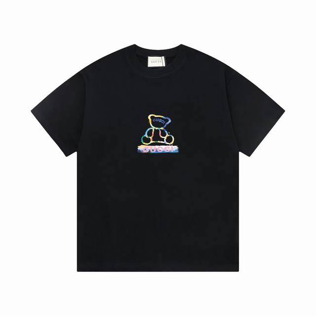 gucci New T-Shirt In Stock Gucci Logo Print Reverse Label Design On The Back