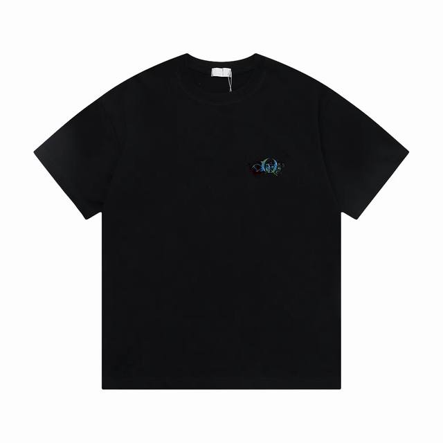 dior New Dior New T-Shirt With Logo Print On The Back. Reverse Label Design O
