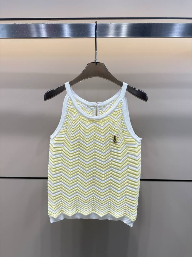 Style No.:82840 Ysl 25 Summer New Wave Pattern Color Matching Knitted Sling