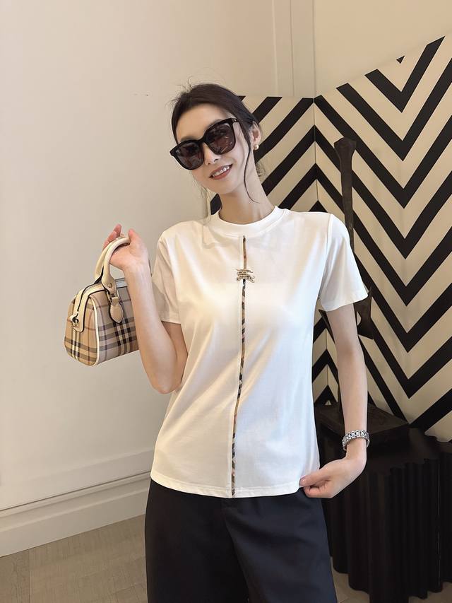 b Home B New Round Neck Short Sleeve T-Shirt Style Number: 62140 Black White