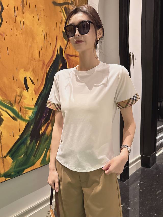b Home B New Round Neck Short Sleeve T-Shirt Style Number: 62135 Black White