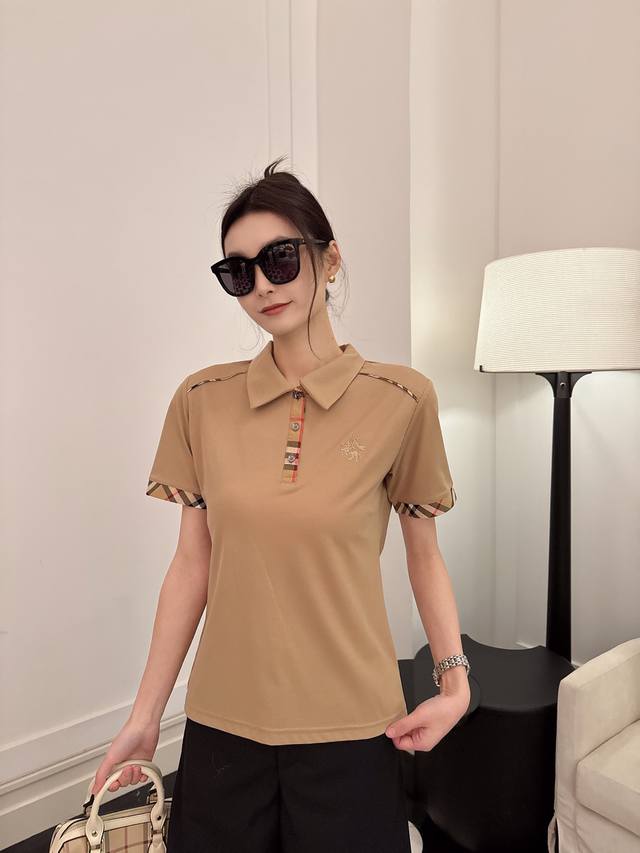 b Home B New Olo Collar Short-Sleeved T-Shirt Style Number: 62148 Black White