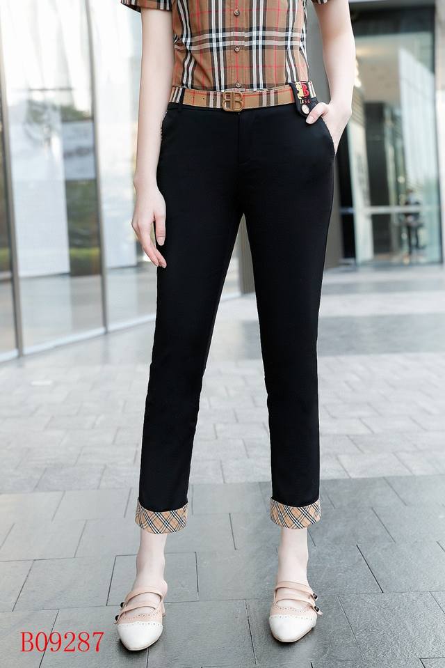 b New Spring And Autumn Casual Pants For Professional Ladies, Slightly Elasti