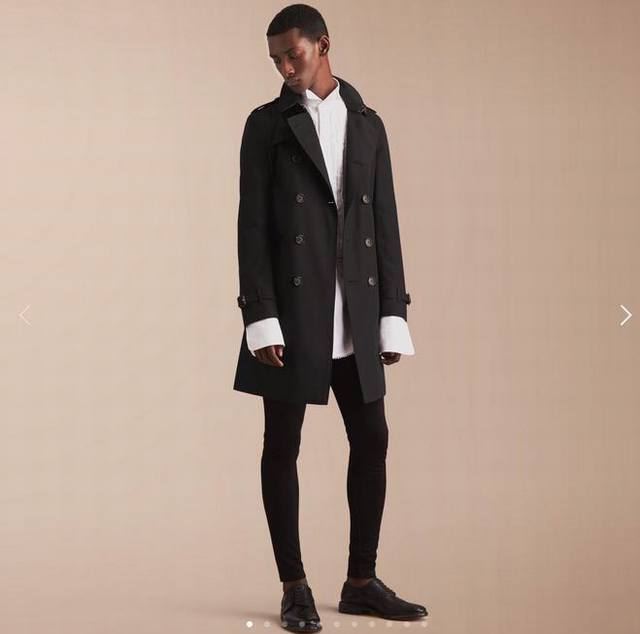 Men's B Autumn And Winter New Style - Original Trench Coat With Slim Fit, The Ov