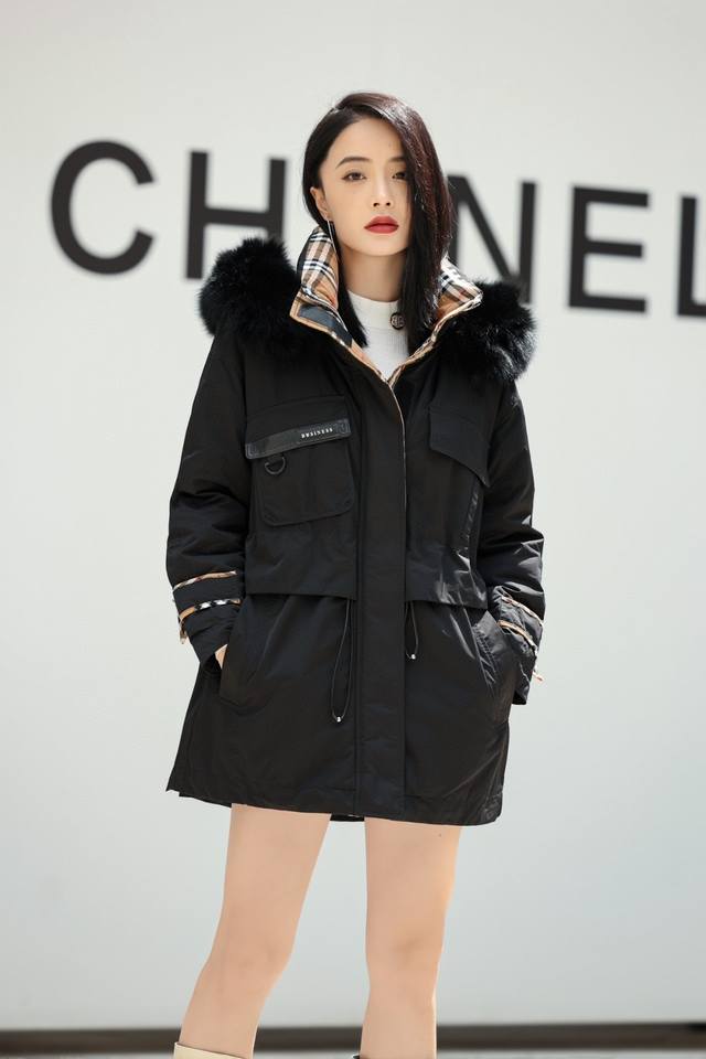 b New Winter Products On The Market New Fashion Down Jacket, Elegant Hooded D