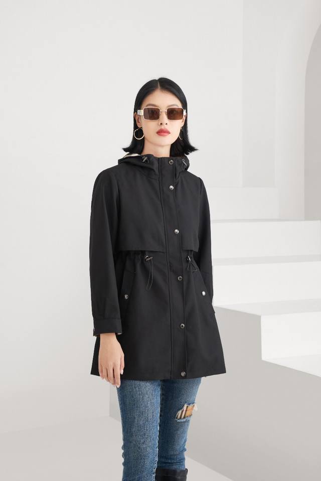b New Large Version Loose Waist Jacket Is So Beautiful And Versatile. The Bla