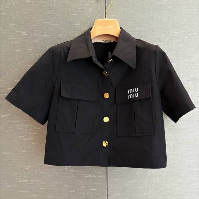 New Release 25Ss New Suit Short Shirt Skirt Suit Letter Embroidery Decoration Fa