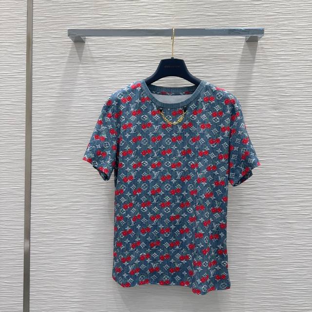 96927# Louis Vuitto*2025Ss New T-Shirt With High Density And Great Feel. It I