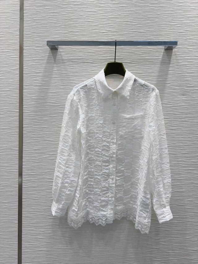 96895# Gucc* 2025Ss New Shirt Slightly Transparent, Looming, Fashionable, Car