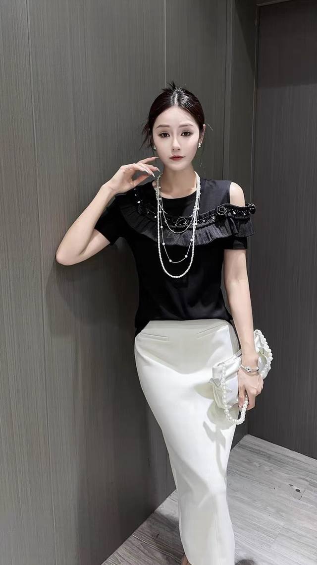 Running Quantity Price Summer Fashion Wood Ear Edge Custom Flower Shoulder Round