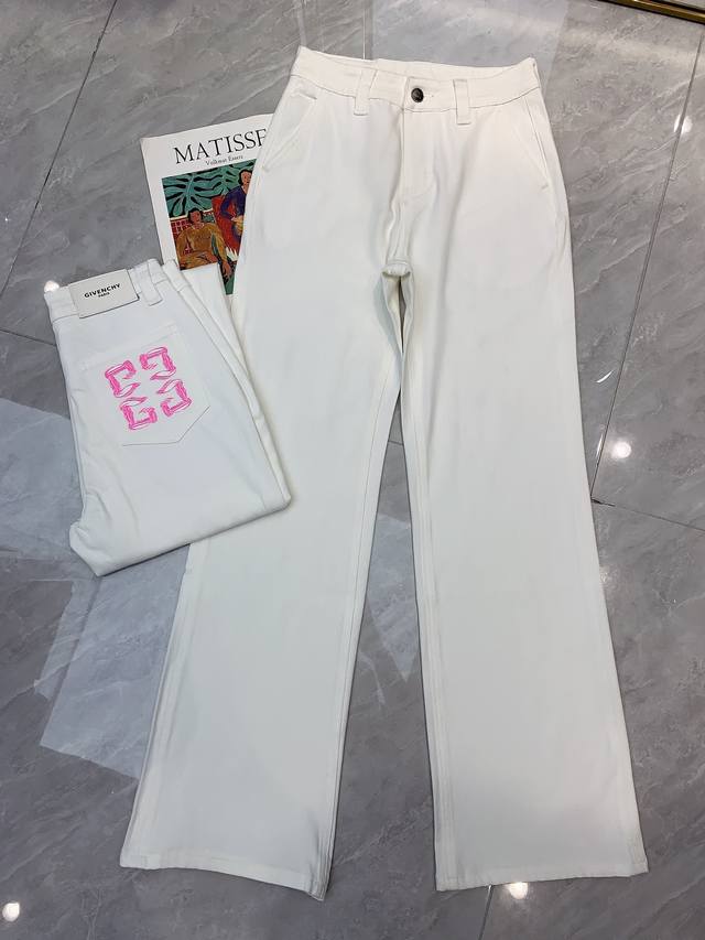 New Givenchy Logo Printed Jeans Daily Wear Recommendation The Most Versatile Whi