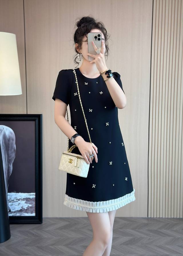 2025 Summer Hot Style Hot Style Recommendation Miumiu Same Style Dress Heavy