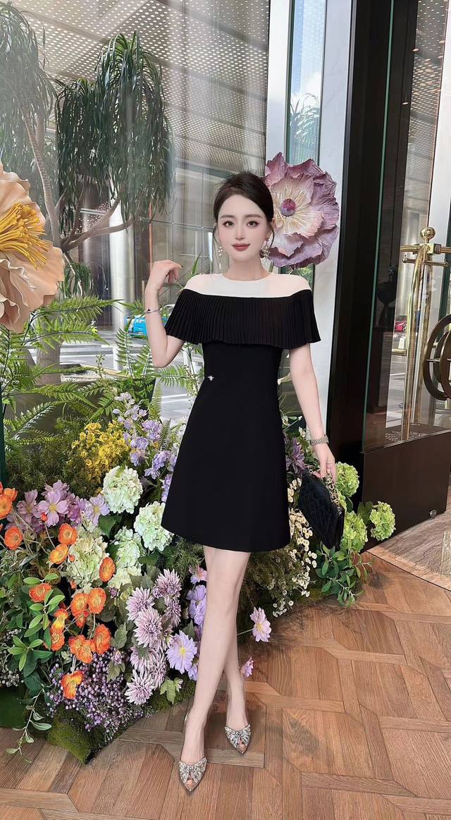 Daily Commuting Ol Style Latest Retro Waist Ruffle Dress Fashion Skirt Pattern I