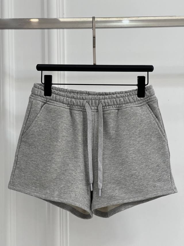 alo-Pure Cotton Terry Shorts Pure Cotton Terry Material Is Comfortable And Mo