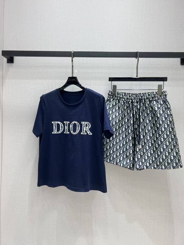 Highly Recommend Dio*2025 Spring And Summer New Casual Printed Suit Monograw Pen