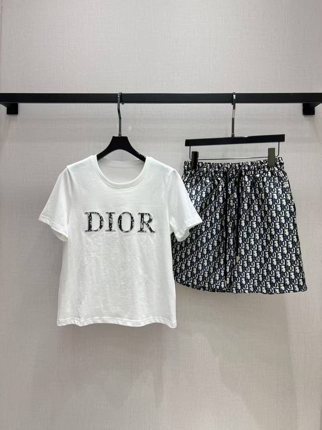Highly Recommend Dio*2025 Spring And Summer New Casual Printed Suit Monograw Pen