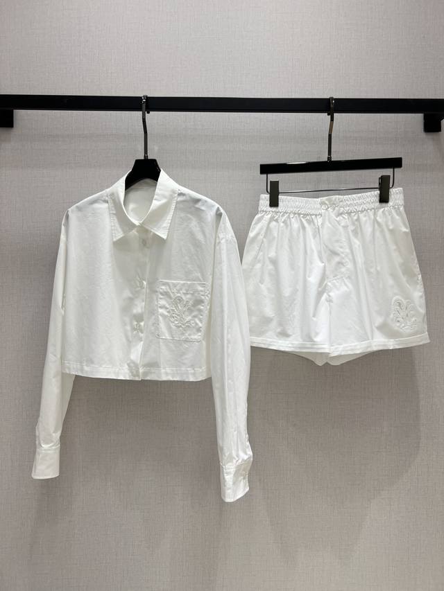 Strongly Recommends Lv*2025 Spring And Summer New Style Lapel Long-Sleeved Shirt