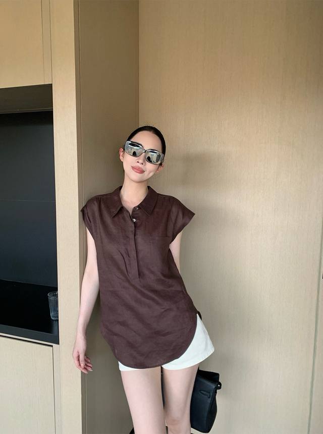 Highly Recommend Lp2630 New Style. How Can You Miss A Pure Linen Shirt In The Ho