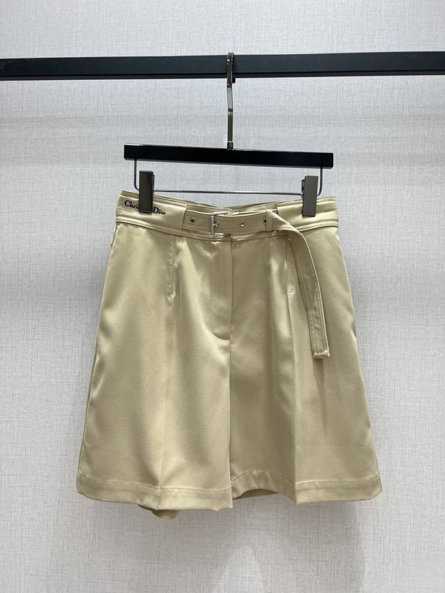 Highly Recommend Dio*2025 Spring And Summer New Style Pocket Belt Shorts Are Not