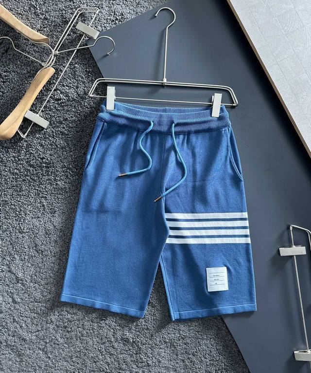 tb New Knitted Shorts Custom Fabric Uses Wafer Fabric Weaving Jacquard Knitti