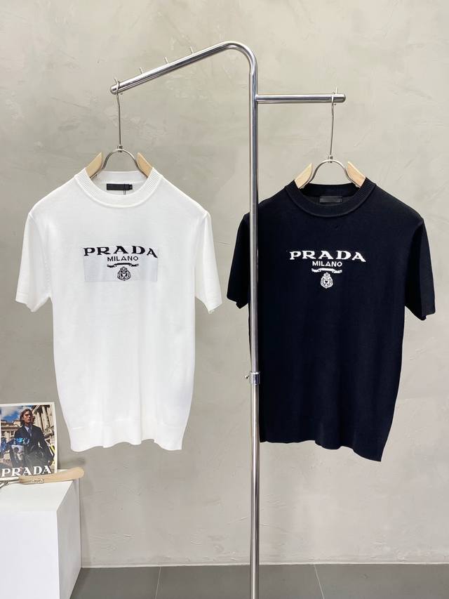 prada Prada Exclusive Spring And Summer New Original Men's Casual Knitted Sho