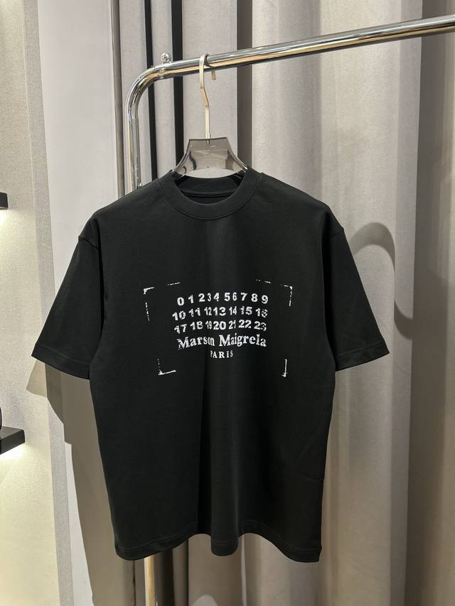 Margiela Digital T-Shirt With Direct Spray Logo Short Sleeves. All Three Colors